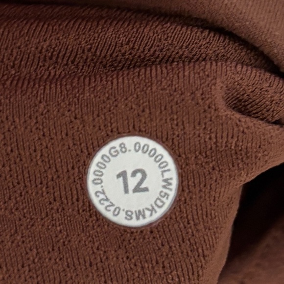 Lululemon Groove Super-High-Rise Flared Pant Nulu Ancient Copper Brown SZ 12 - Picture 14 of 15